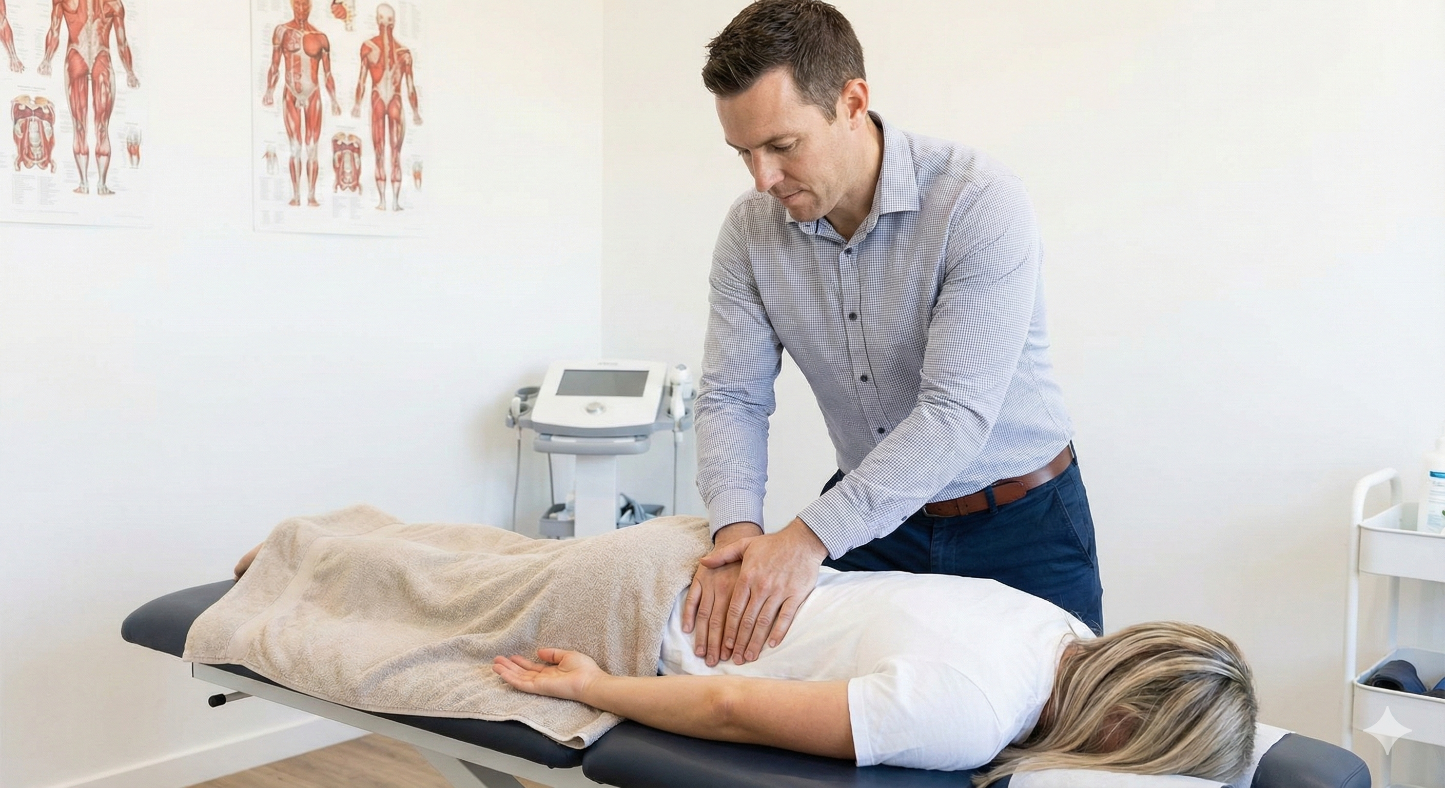 Dr. Prem Kumar consulting with a patient